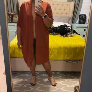 Rust Kimono Boohoo size 24